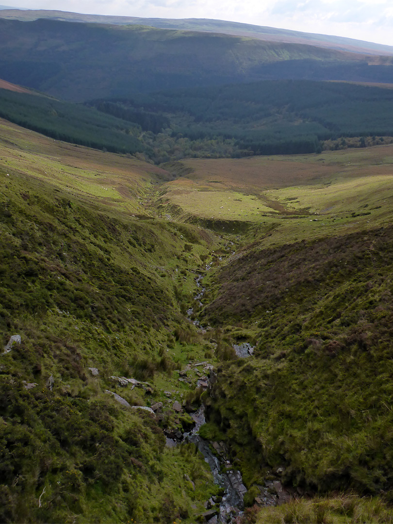 Above the valley