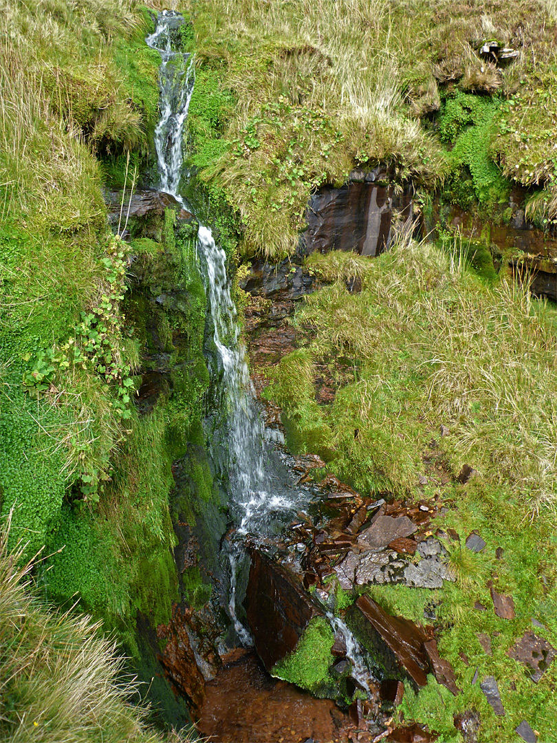 Narrow water flow