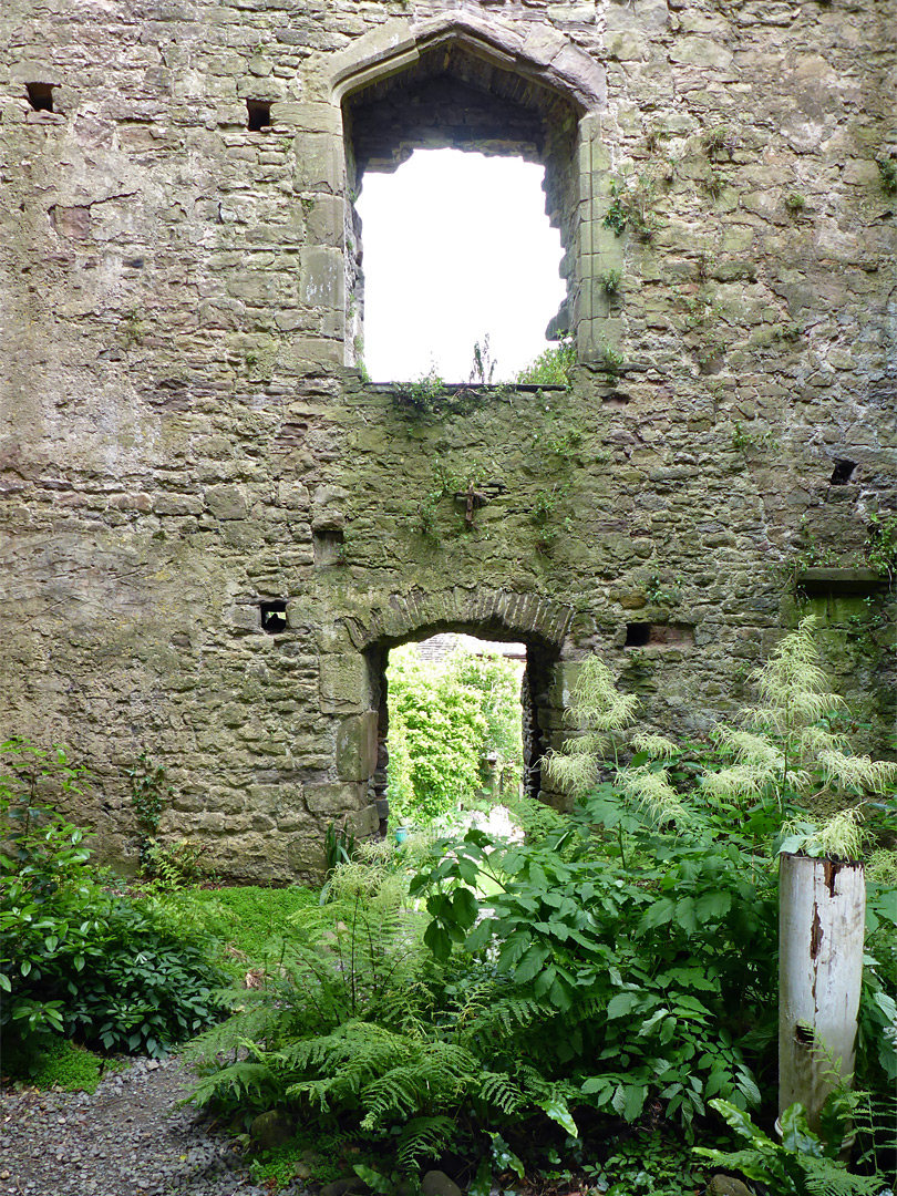 Inside the keep