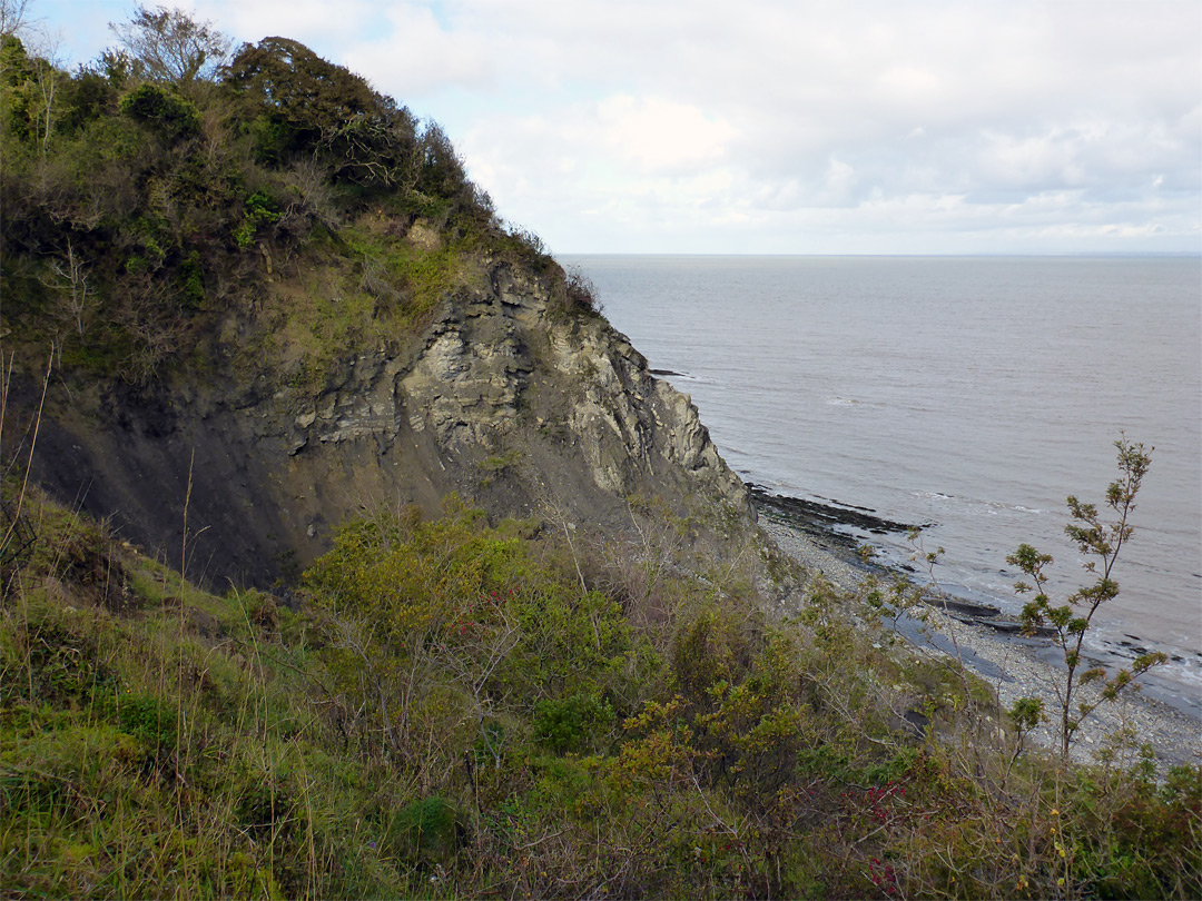 Landslip west of Watchet