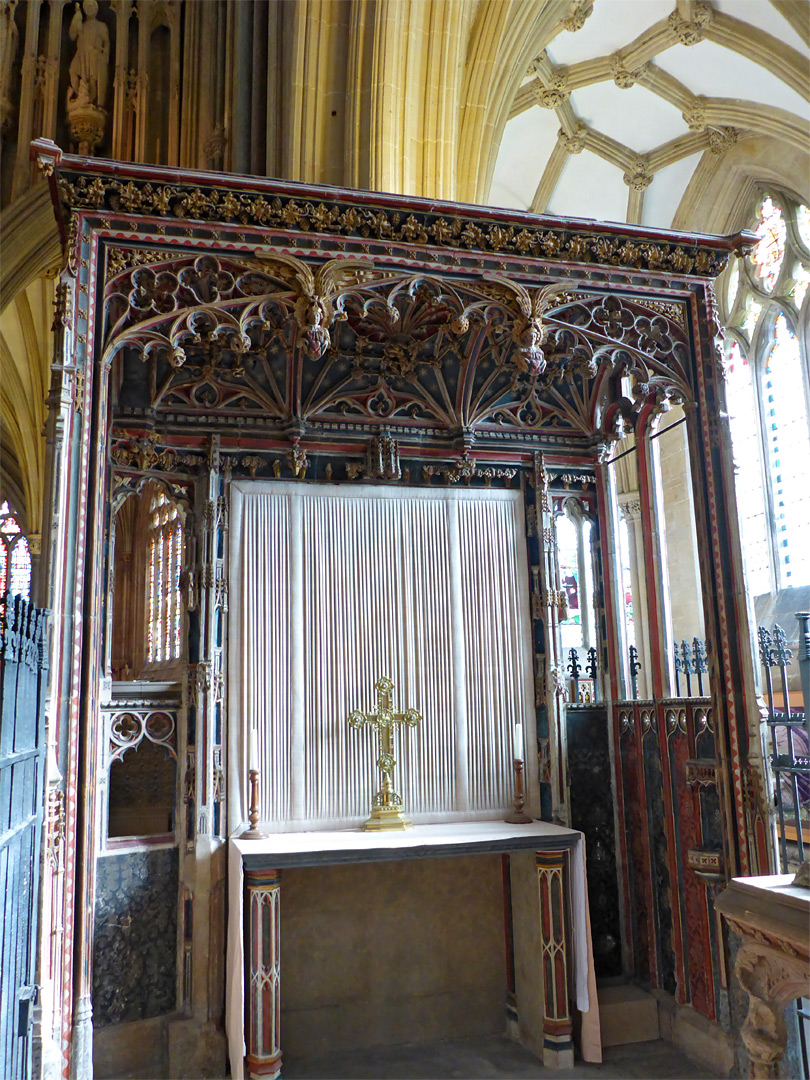 Enclosure near the choir