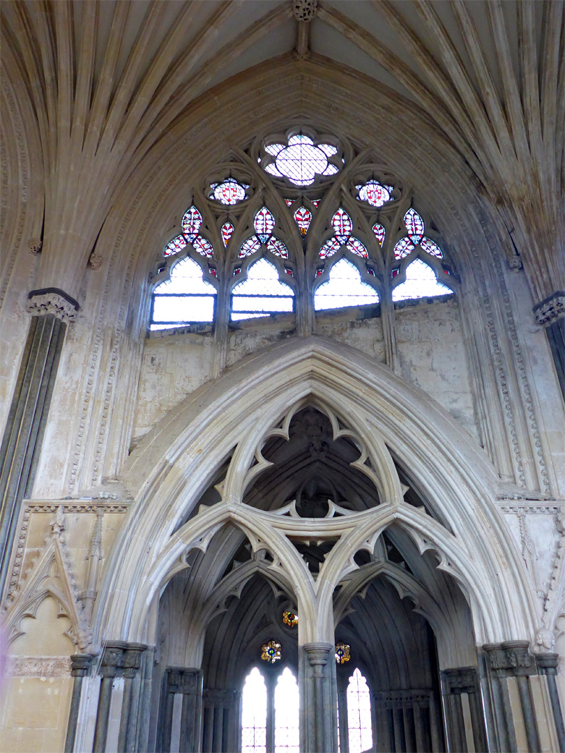 Arches near the chapter house