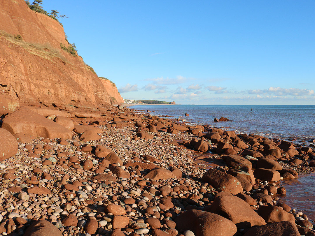 Rocks below West Down