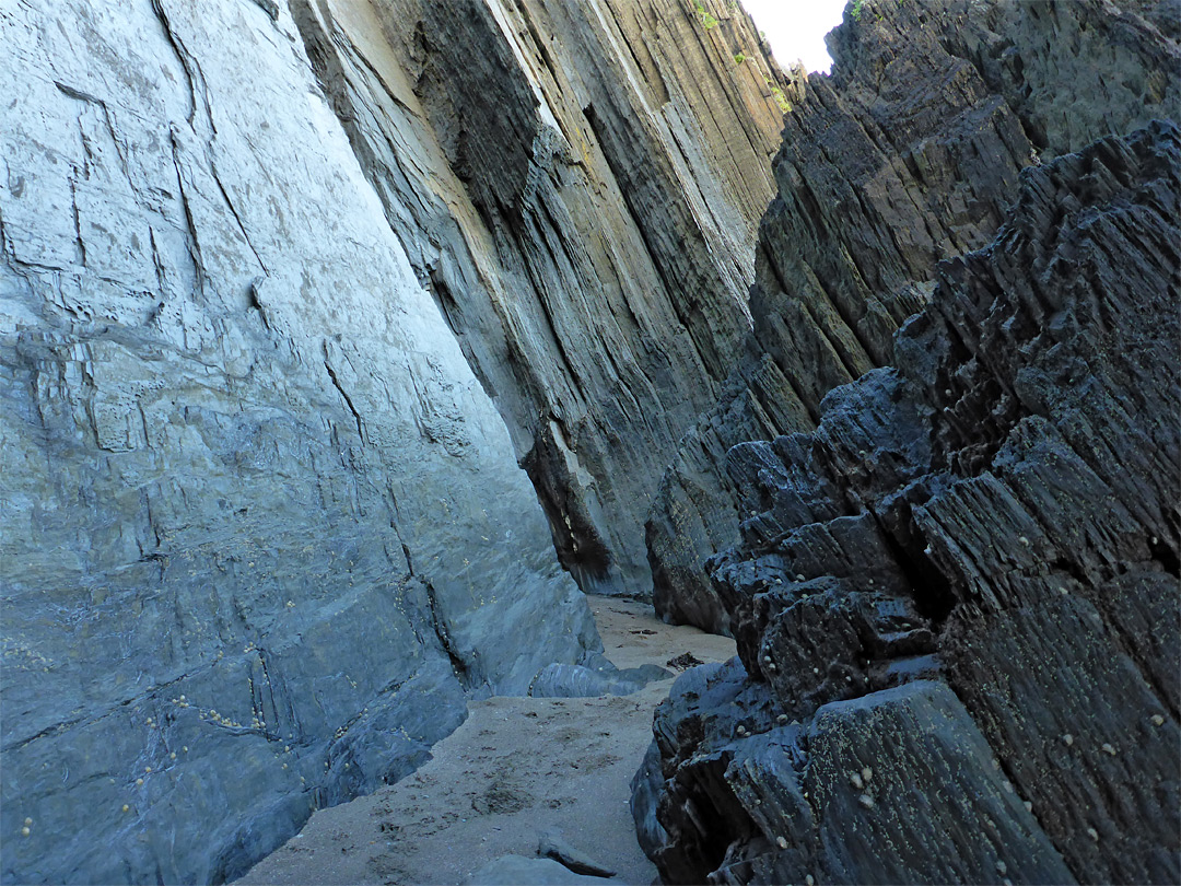 Sandy passageway