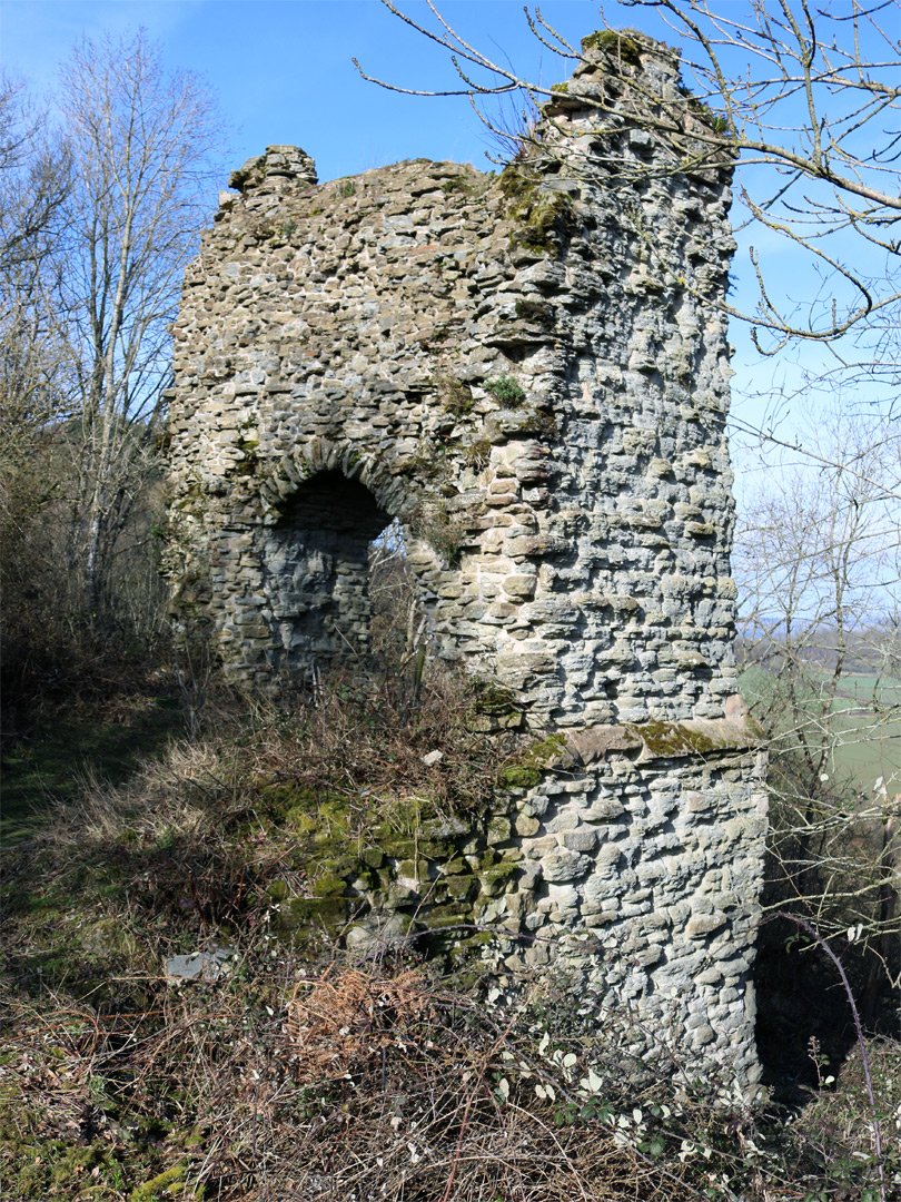 Walls of the northeast tower