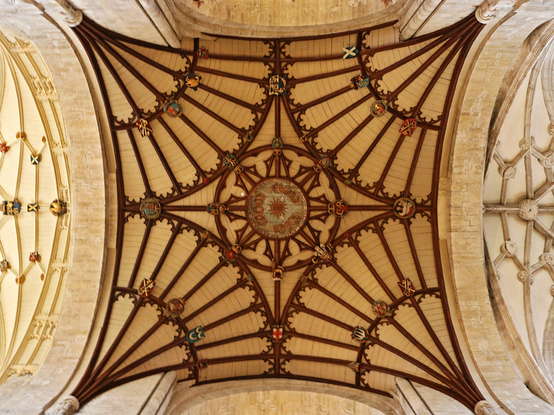 Ceiling of the choir