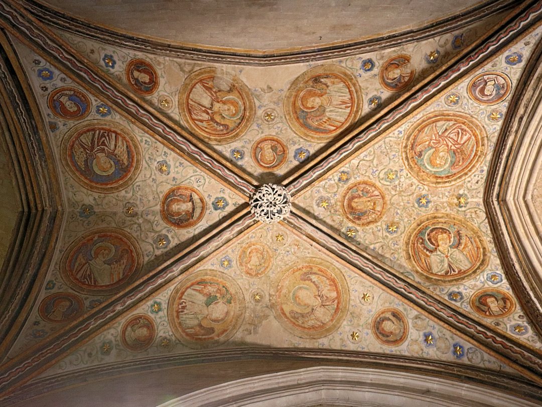 Ceiling of the guardian angels chapel