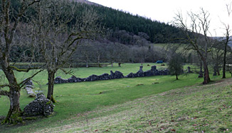 The abbey, from the north