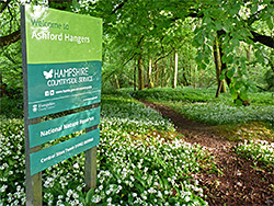 Nature reserve sign