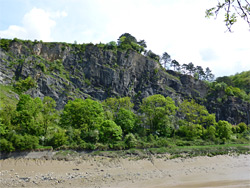 East-side cliffs