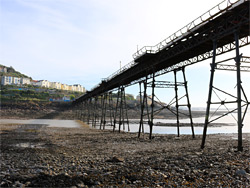 Beach below Birnbeck Pier