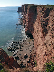 Cliffs near Black Head