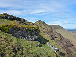 Moss-covered rock