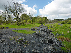 Mine debris