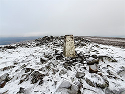 Rocks at the summit