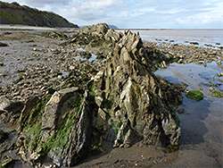 Strata at low tide