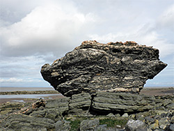 Undercut rock