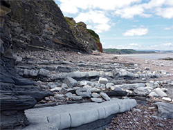 Beach below Blue Ben