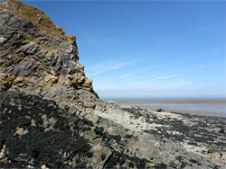 Cliff to the northeast