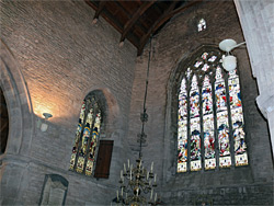 Windows in the nave