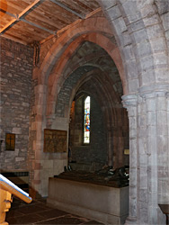 Entrance to St Lawrence chapel