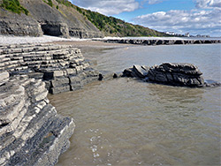 Rocks at low tide