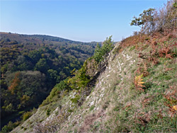 North-side cliff