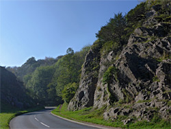 Road through the combe