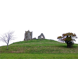 South side of the mound