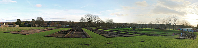 Panorama of the barracks