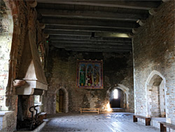 Hall in the gatehouse