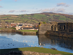 Walls beside the north lake