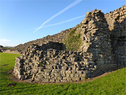 Tower and wall - west