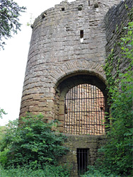 Gates in the west tower
