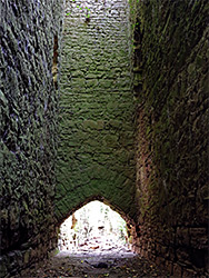 Inside the ruin