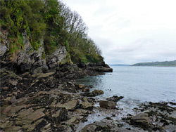 Cliffs west of Cellar Beach