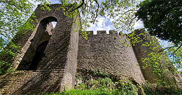 West end of the castle