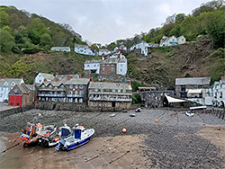 Low tide at the harbour