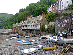 Clovelly seafront