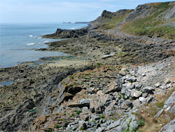 Rocks below Common Cliff