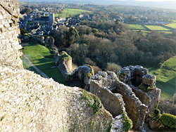 View from the keep