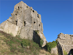 Southwest side of the keep