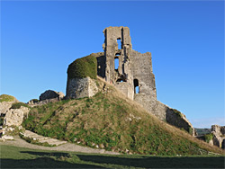 West side of the keep