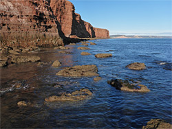 Rocks below Danger Point