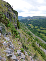 North end of the cliffs