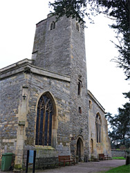 Front of the church