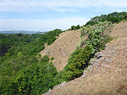 Limestone slope