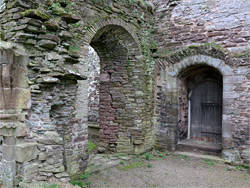 Doors in the sacristy
