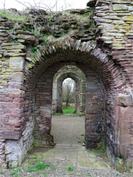 Ruins of the sacristy