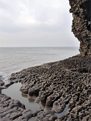 Uneven rocks